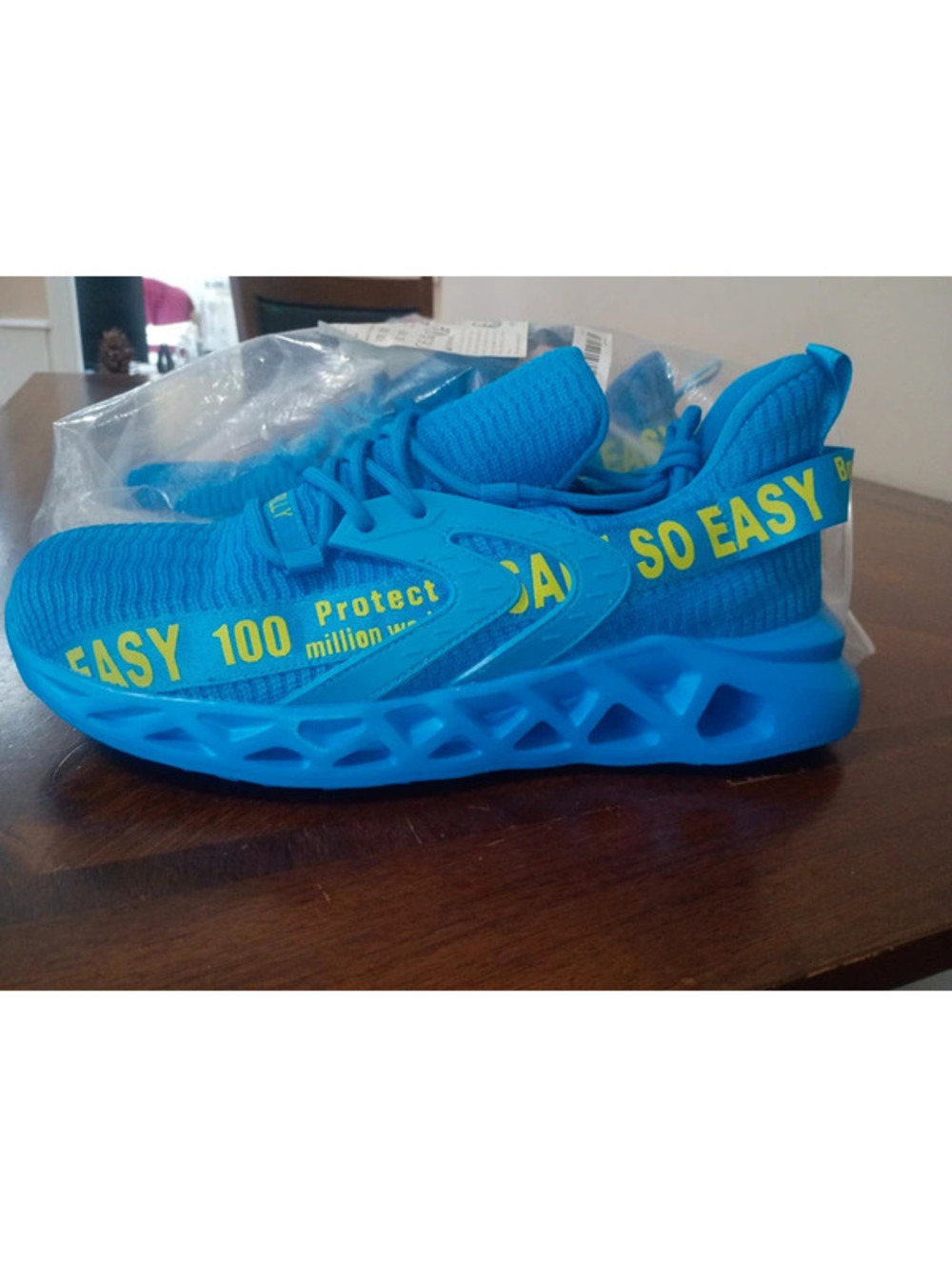 FZ63 Steel Toe Work Shoes- Blue- Size 47-New